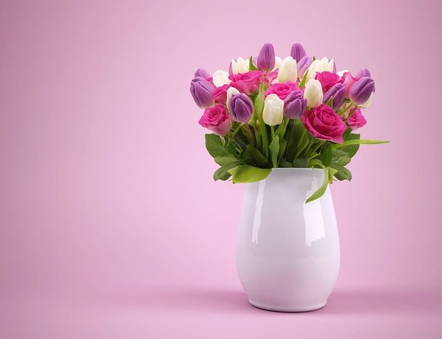 Stoneware Bud Vase